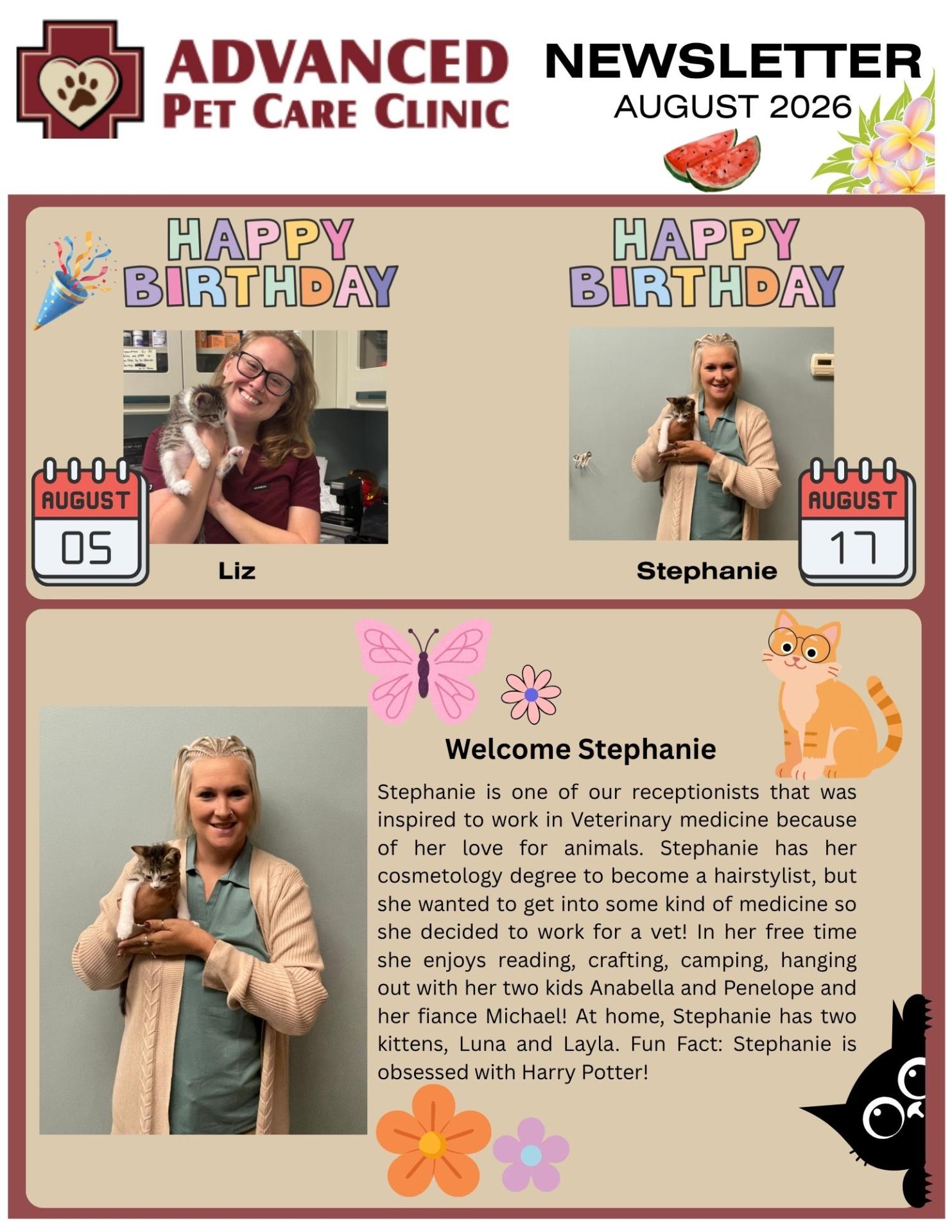 August 2026 Newsletter Page 2