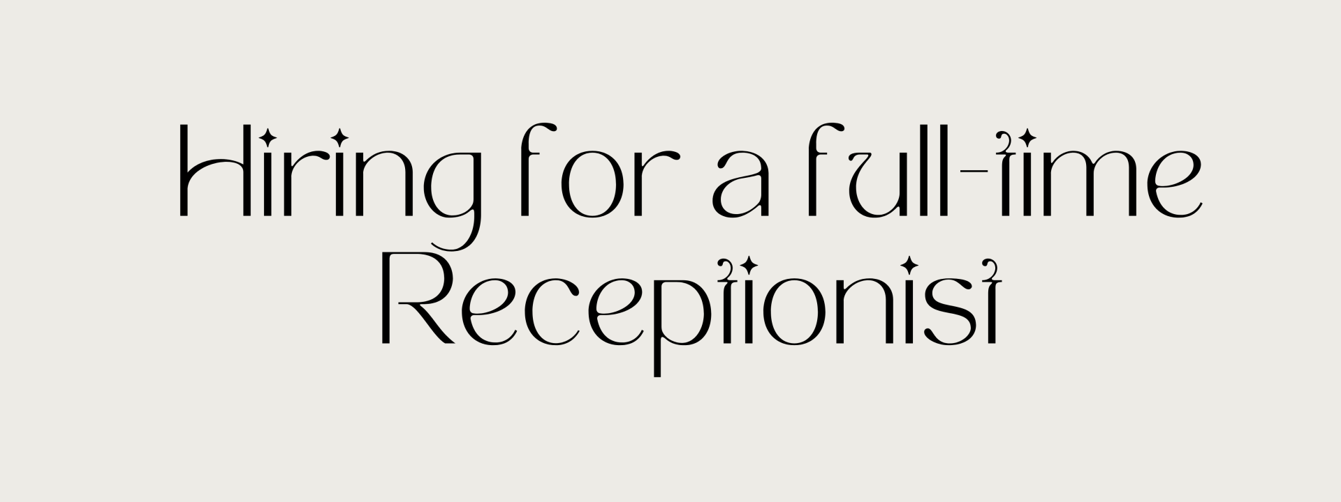 Receptionist